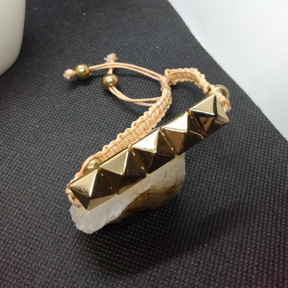 Tan Egyptian twine‎ bracelet
